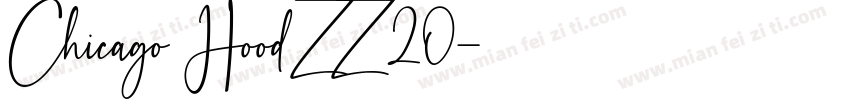 Chicago HoodZZ 20字体转换
